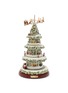 首图 –点击放大 - MUSICBOXWORLD - Tiered Christmas Tree Animated Music Box