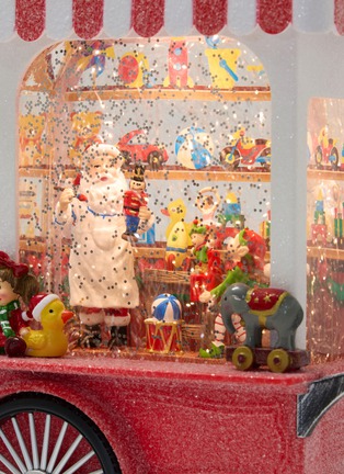 细节 –点击放大 - MUSICBOXWORLD - Santa's Workshop Snow Globe
