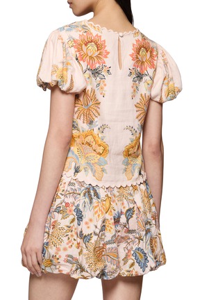 背面 - 点击放大 - FARM RIO - Ligia Puff Sleeve Blouse