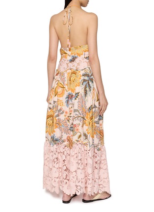 背面 - 点击放大 - FARM RIO - Ligia Floral Lace Maxi Dress