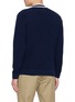 背面 - 点击放大 - LACOSTE - Contrast Intarsia V-Neck Cardigan