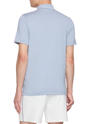 背面 - 点击放大 - LACOSTE - Logo Patch Striped Polo Shirt