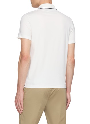 背面 - 点击放大 - LACOSTE - Contrast Piping Polo Shirt