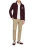 模特儿示范图 - 点击放大 - LACOSTE - Contrast Piping Track Jacket