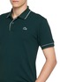  - LACOSTE - Contrast Trim Logo Patch Polo Shirt