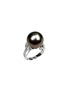 首图 - 点击放大 - LC COLLECTION JEWELLERY - 18K White Gold Diamond Pearl Ring — US 5 1/2