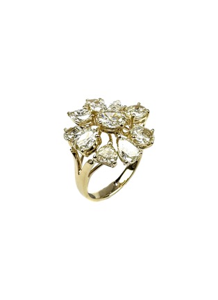 细节 - 点击放大 - LC COLLECTION JEWELLERY - 18K Gold Diamond Ring — US 6 1/2