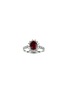 首图 - 点击放大 - LC COLLECTION JEWELLERY - Platinum DIamond Ruby Ring — US 6 1/2