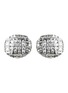 首图 - 点击放大 - LC COLLECTION JEWELLERY - Platinum Diamond Cufflink Earrings
