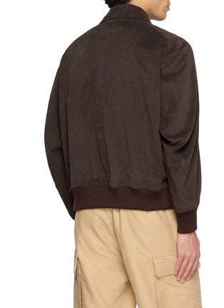 背面 - 点击放大 - TECLOR - Vegan Suede A-2 Flight Jacket
