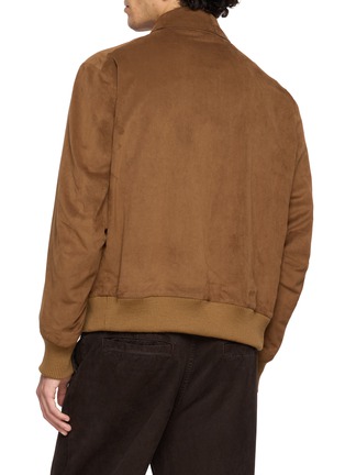 背面 - 点击放大 - TECLOR - Vegan Suede A-2 Flight Jacket