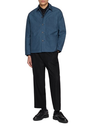 模特儿示范图 - 点击放大 - TECLOR - Angola Two Tuck Pants