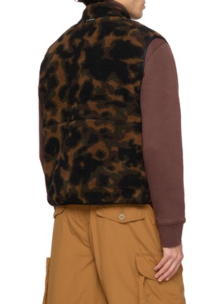 背面 - 点击放大 - AND WANDER - Reversible Stand Collar Boa Vest