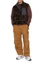 模特儿示范图 - 点击放大 - AND WANDER - Reversible Stand Collar Boa Vest