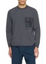 首图 - 点击放大 - AND WANDER - Long Sleeve Utility Pocket Waffle T-Shirt