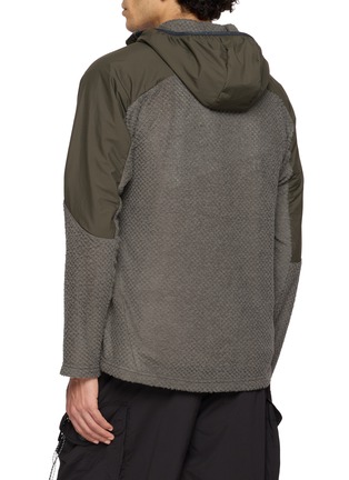 背面 - 点击放大 - AND WANDER - Air Fleece Panelled Zip Up Hoodie