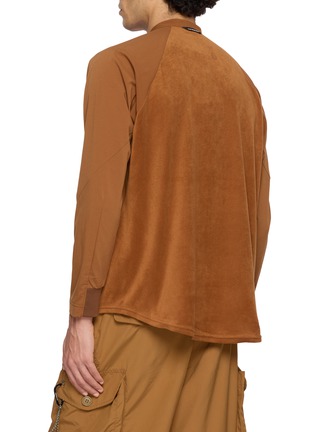 背面 - 点击放大 - AND WANDER - Fleece Panelled Band Collar Shirt