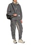 模特儿示范图 - 点击放大 - AND WANDER - Reflective Ripstop Panelled Hooded Jacket