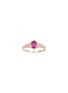 首图 - 点击放大 - LC COLLECTION JEWELLERY - 18K Gold Diamond Ruby Ring — US 6 1/2