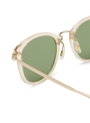 细节 - 点击放大 - OLIVER PEOPLES - Square Acetate Sunglasses