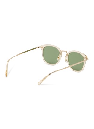 模特儿示范图 - 点击放大 - OLIVER PEOPLES - Square Acetate Sunglasses