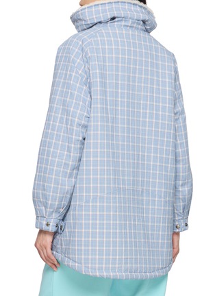 背面 - 点击放大 - HALFWAY NATIVE - Sea Cliff Chequered Faux Fur Padded Parka