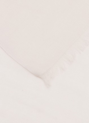 细节 - 点击放大 - LANE’S - Silk Cashmere Twill Weave Shawl