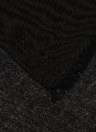 细节 - 点击放大 - LANE’S - Silk Cashmere Twill Weave Shawl