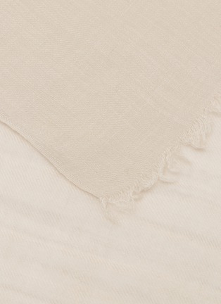 细节 - 点击放大 - LANE’S - Silk Cashmere Shawl