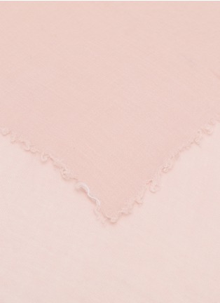 细节 - 点击放大 - LANE’S - Silk Cashmere Twill Shawl