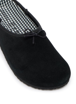细节 - 点击放大 - BIRKENSTOCK 1774 - X Repetto Opéra 天鹅绒穆勒鞋