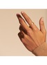  - JOHN HARDY - Carved Chain 14K Gold Band Ring — Size 7