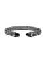 首图 - 点击放大 - JOHN HARDY - Spear 50 Dark Sterling Silver Black Onyx Flex Cuff — Size L