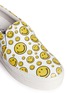 细节 - 点击放大 - JOSHUA SANDERS - 'Happy Smile' print leather skate slip-ons