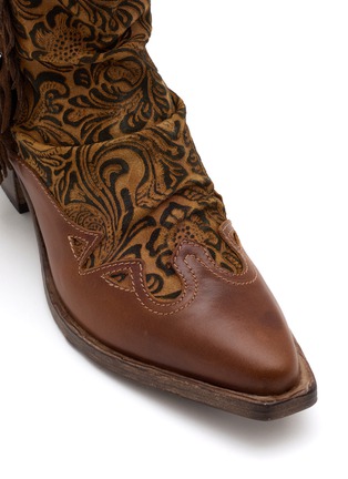 细节 - 点击放大 - EL VAQUERO - Kama 40 Leather Charro Boots