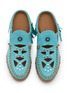 细节 - 点击放大 - EL VAQUERO - Bella Suede Wedge Slip-ons