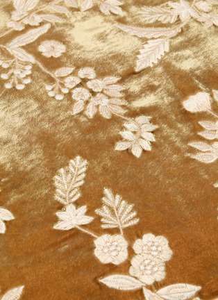 细节 –点击放大 - ANKE DRECHSEL - Liza Embroidered Cushion — Light Brown