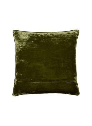 细节 –点击放大 - ANKE DRECHSEL - Liza Embroidered Cushion — Grass Green