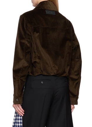 背面 - 点击放大 - LOEWE - Cropped Corduroy Trucker Jacket