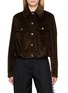 首图 - 点击放大 - LOEWE - Cropped Corduroy Trucker Jacket
