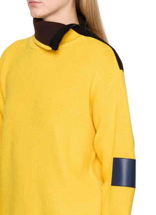  - LOEWE - Side Zip High Neck Knit Sweater