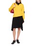 模特儿示范图 - 点击放大 - LOEWE - Side Zip High Neck Knit Sweater