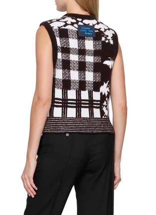 背面 - 点击放大 - LOEWE - X Cosima von Bonin Whale Pattern Knit Vest