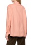 背面 - 点击放大 - LOEWE - Long Sleeve Chequered Silk Shirt