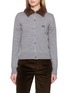 首图 - 点击放大 - LOEWE - Faux Fur Collar Knit Cardigan