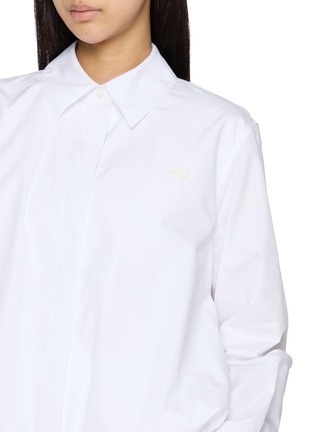  - LOEWE - Drawstring Hem Cotton Shirt