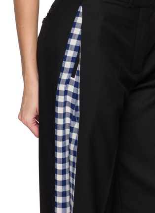  - LOEWE - Side Chequered Panel Tailored Pants
