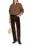 模特儿示范图 - 点击放大 - LOEWE - Straight Leg Corduroy Pants