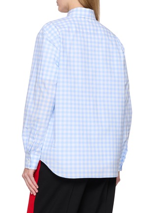 背面 - 点击放大 - LOEWE - X Cosima von Bonin Long Sleeve Patchwork Chequered Shirt