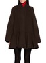 首图 - 点击放大 - LOEWE - Stand Collar Pleated Hem Short Coat